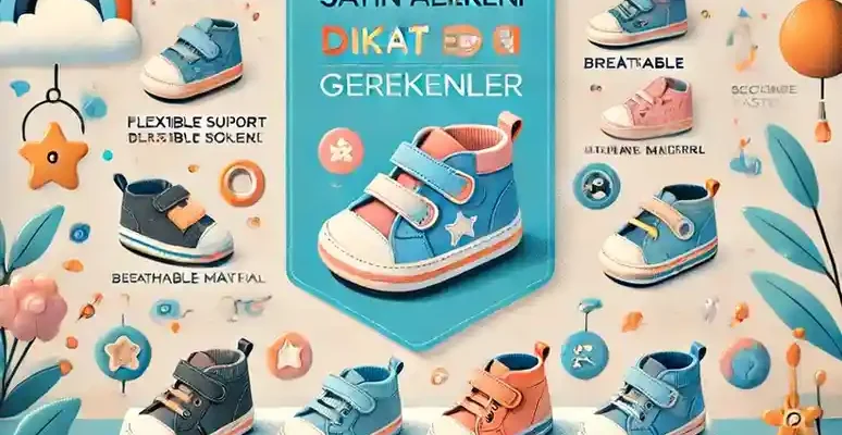 Unisex İlk Adım Ayakkabıları Satın Alırken Dikkat Edilmesi Gerekenler