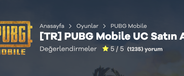 PUBG Mobile UC Satın Al