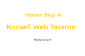 Kocaeli Web Tasarım Hizmetlerinde Taka Bilişim İle Dijital Dünyadaki Gücünüzü Keşfedin